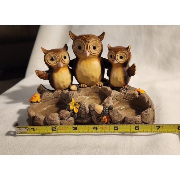 Yankee Candle Triple Owl Candle Holder With Tealights - Picture 8 of 9